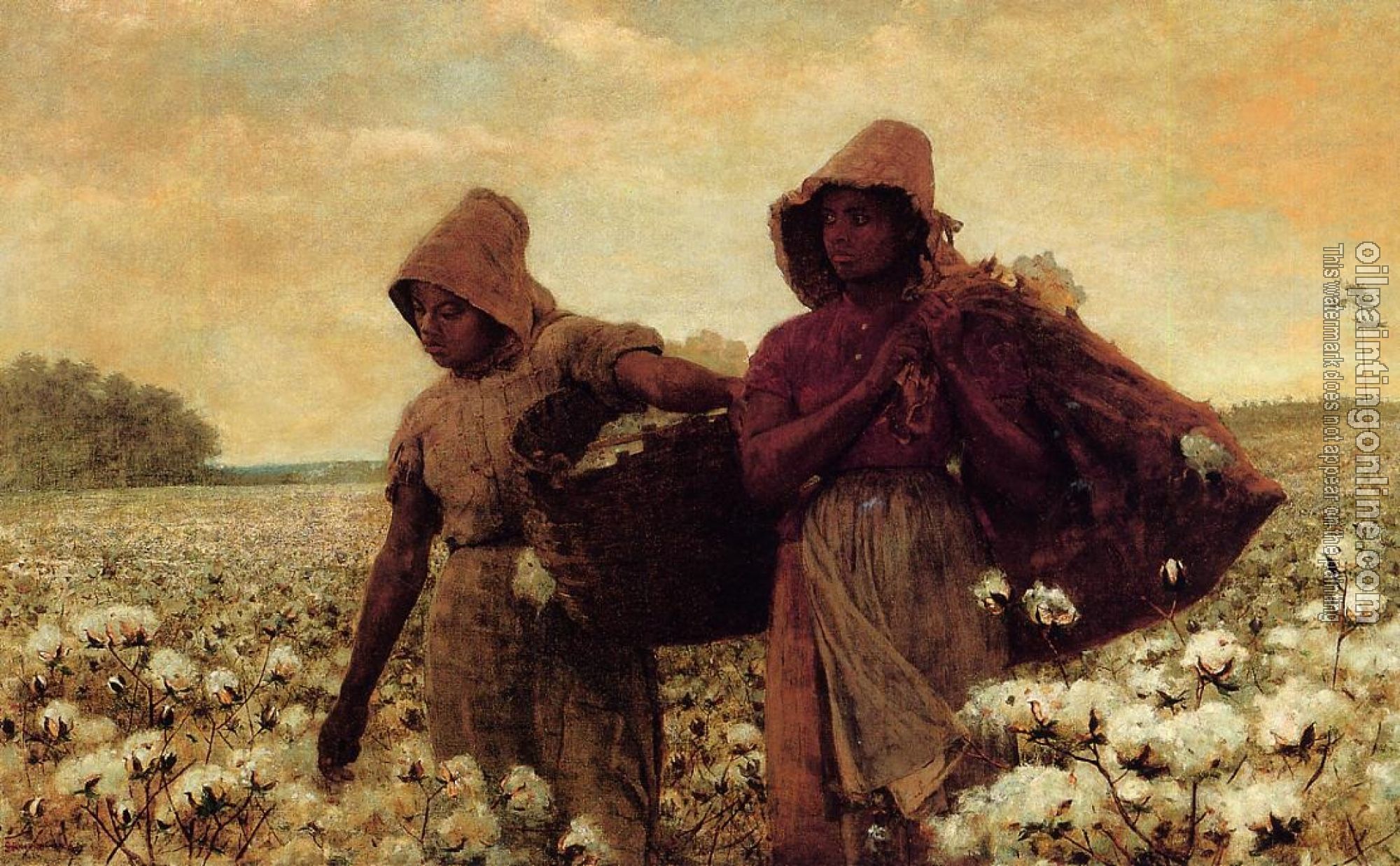 Homer, Winslow - The Cotton Pickers